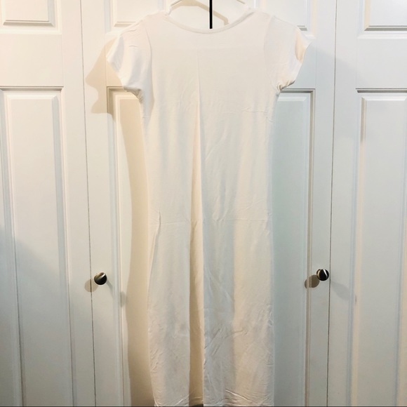 White Open Front Shirt - Picture 3 of 8